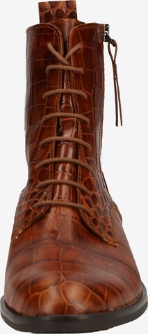 PETER KAISER Lace-Up Ankle Boots in Brown