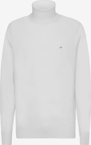 Coupe regular Pull-over Calvin Klein en blanc : devant