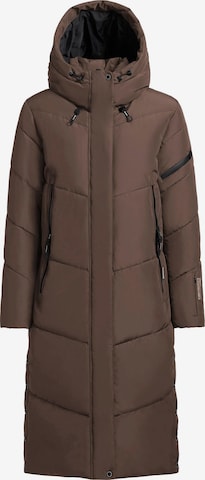 khujo Winter coat 'Sonje6-YM' in Brown: front