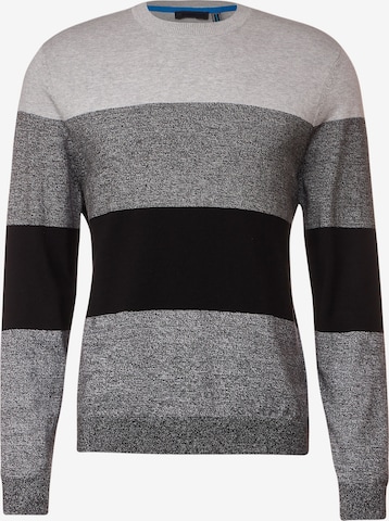 Street One MEN Sweater in Grey: front