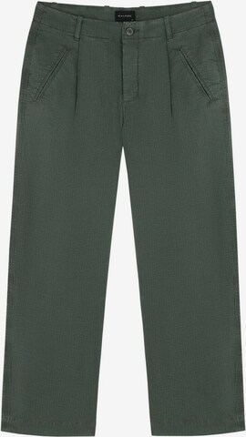 Scalpers Tapered Trousers in Green: front