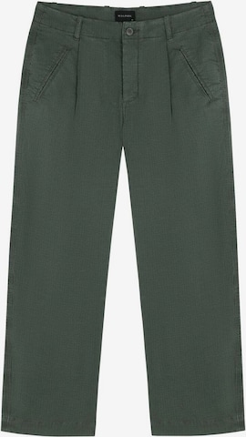 Scalpers Tapered Trousers in Green: front