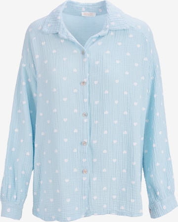 Chemisier 'Liya' Seasons of April en bleu : devant