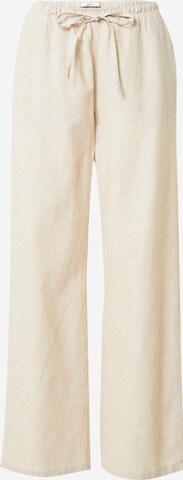 Gina Tricot Loose fit Pants 'Dina' in Beige: front