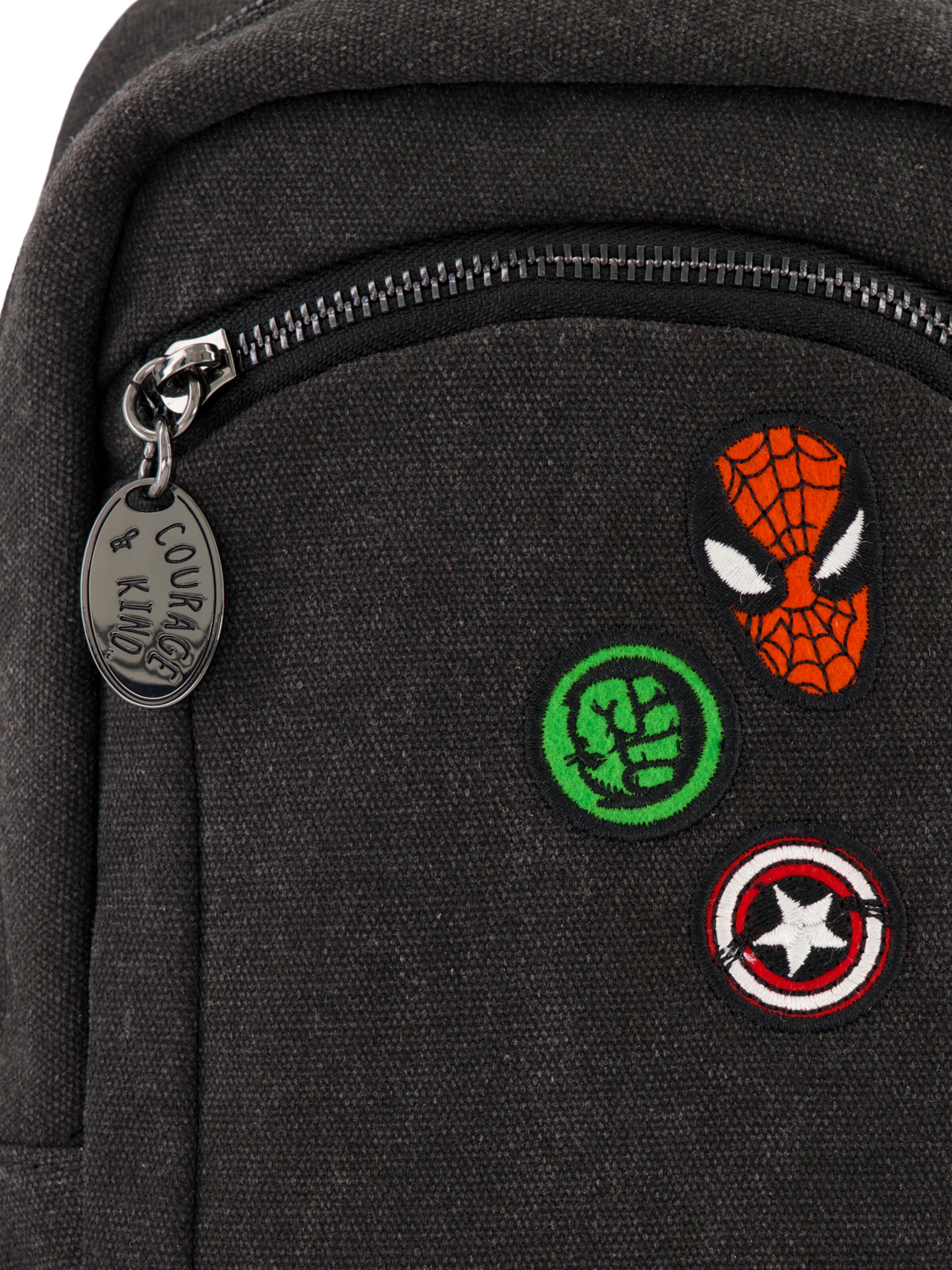 DISNEY Torba 'Marvel Spidey vs. Hulk' | črna barva