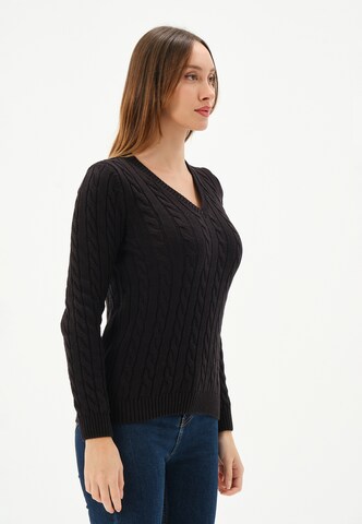 Giorgio di Mare Pullover in Schwarz