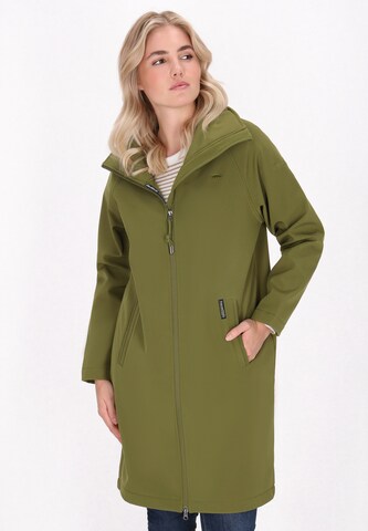 Manteau fonctionnel Schmuddelwedda en vert : devant