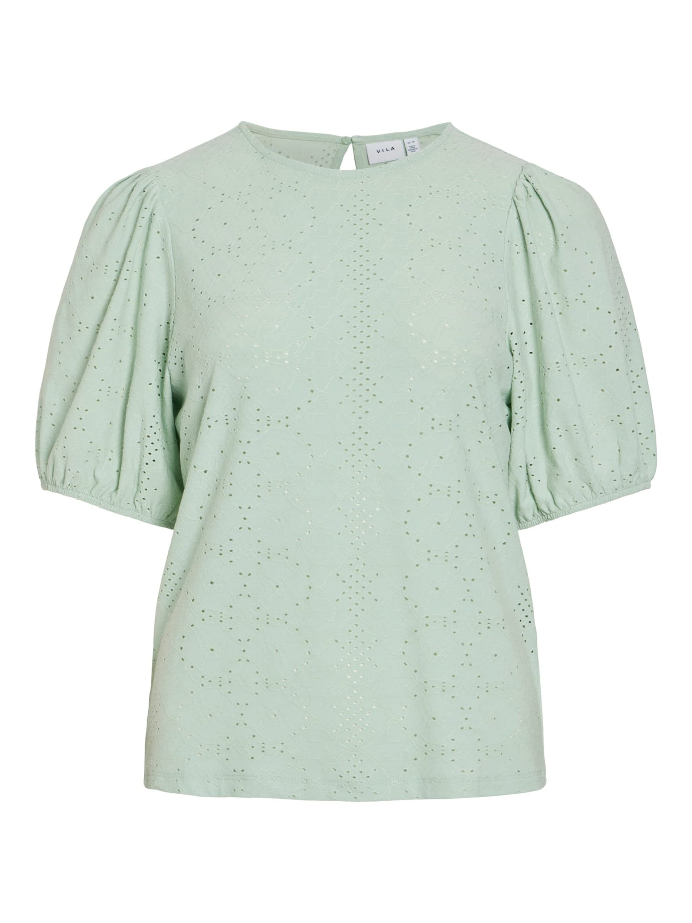 VILA Tricot 'kally' in Groen: voorkant