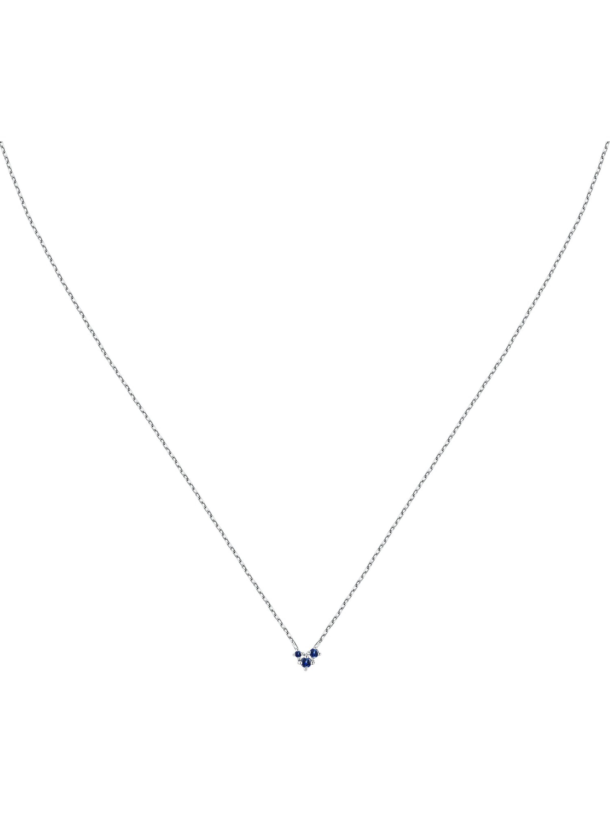 Live Diamond Kette in Silber