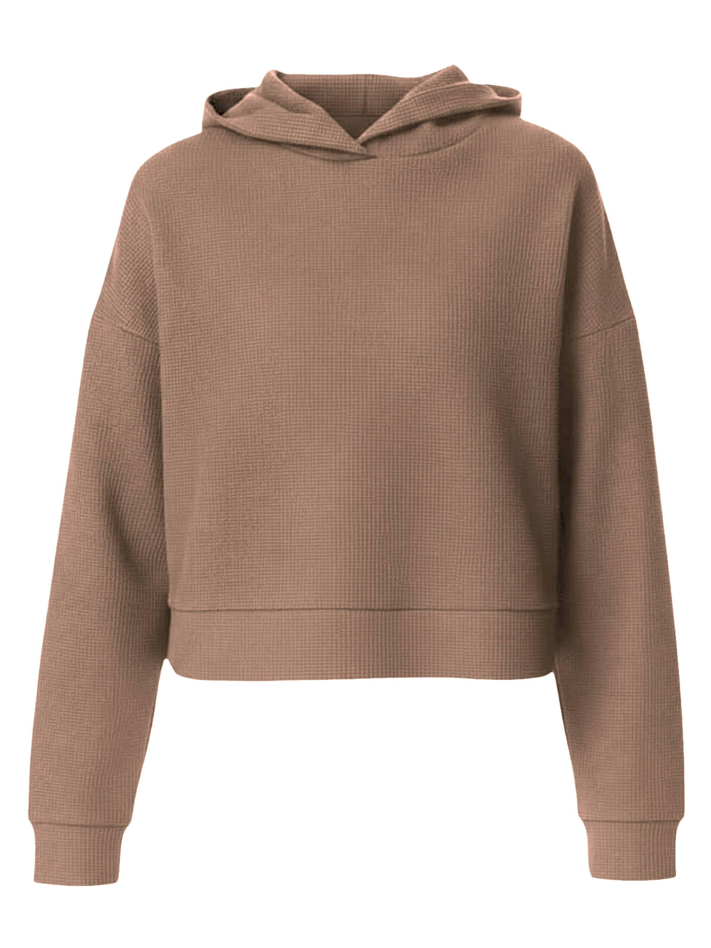 Organication Sweatshirt in Brown: front