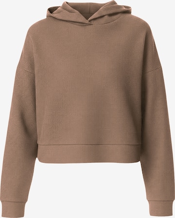 Organication Sweatshirt in Braun: Vorderseite