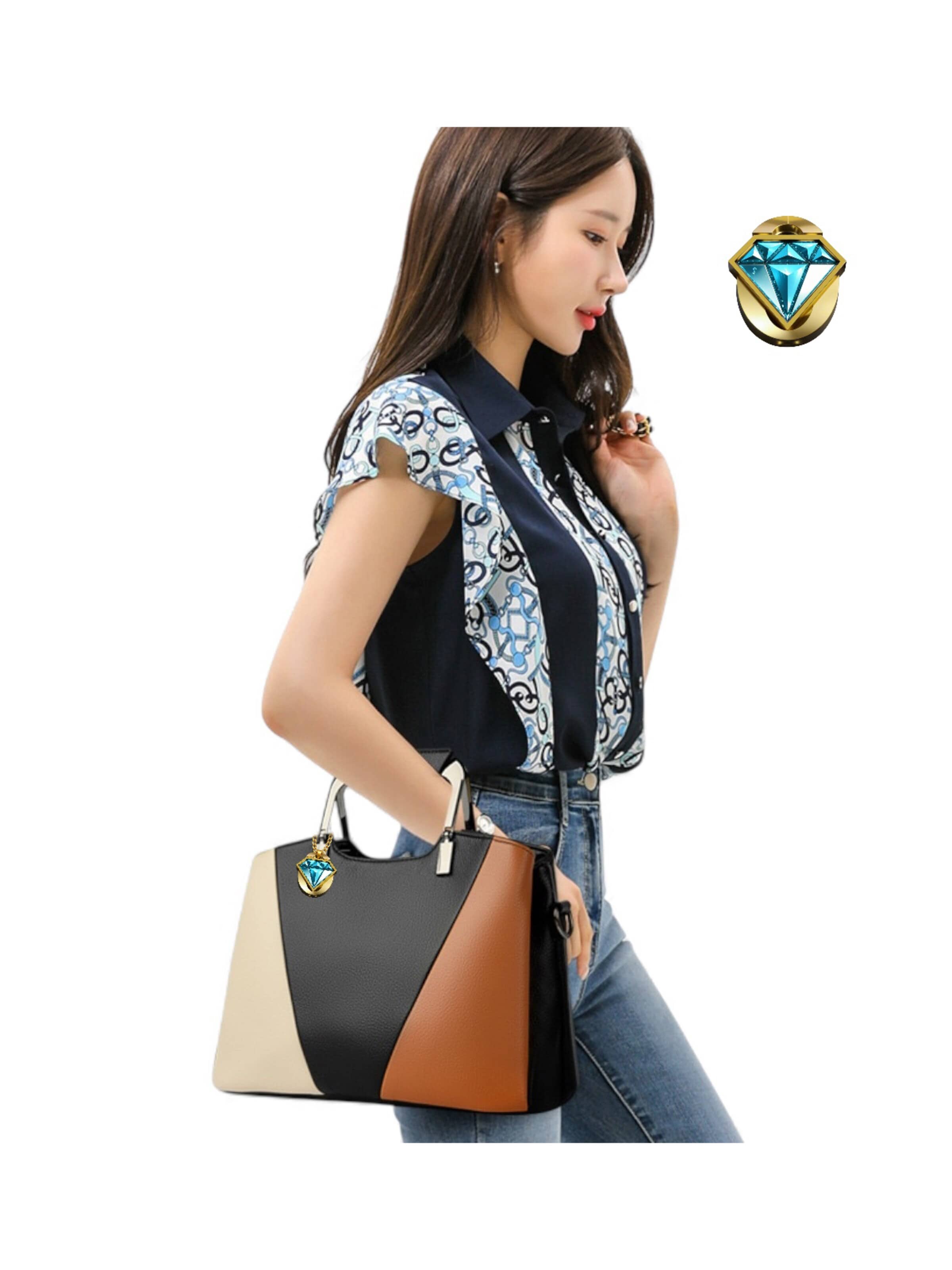 Elegon Handbag 'Model Oman' in Black