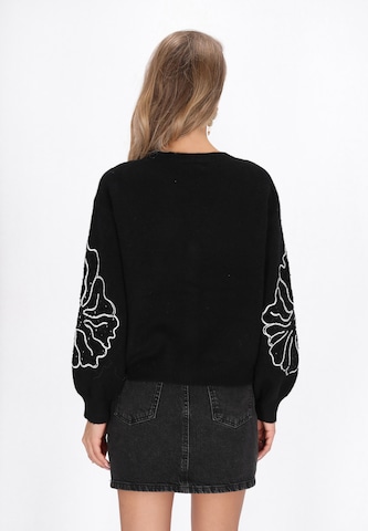 IZIA - Cárdigan en negro