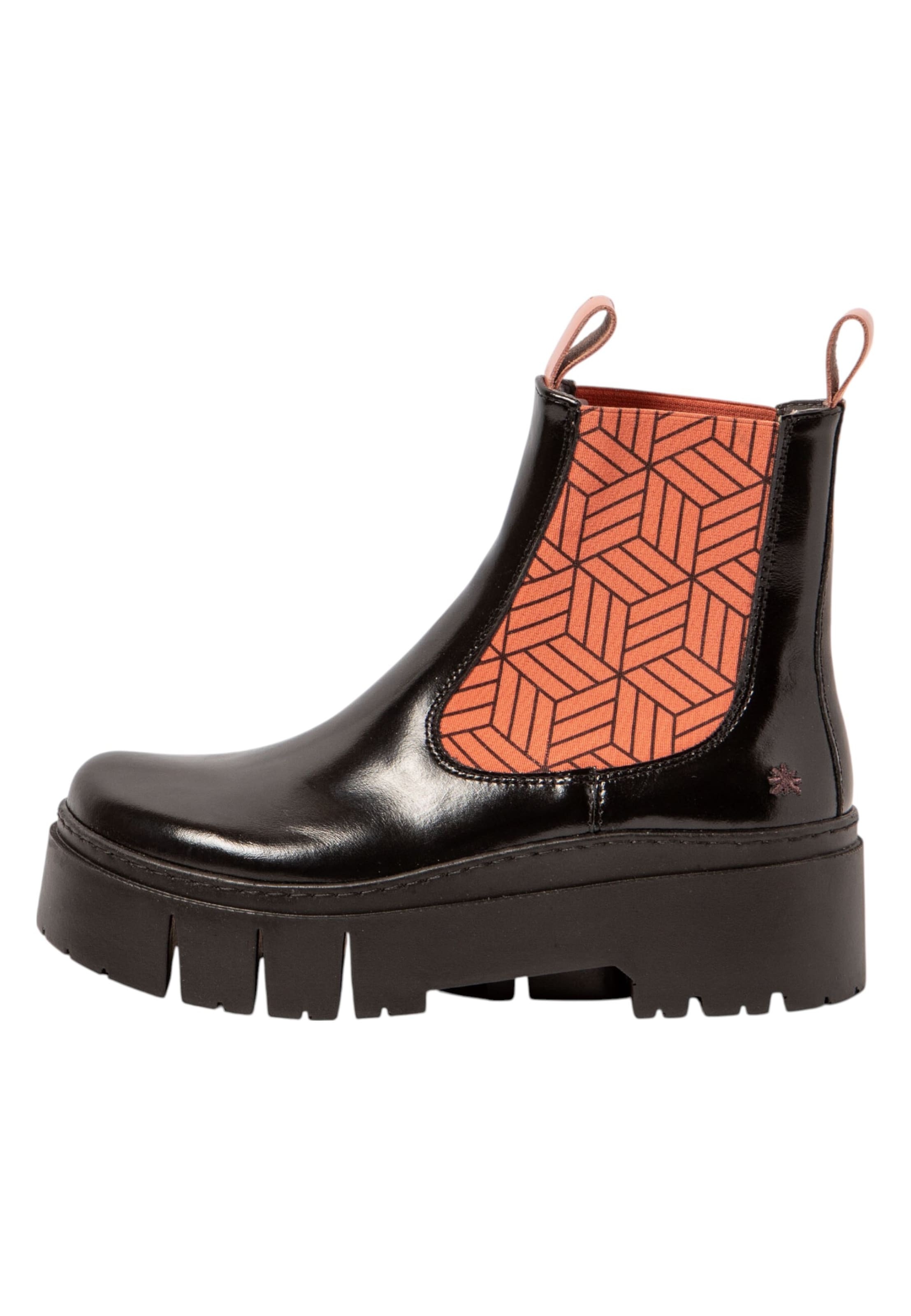 ART Chelsea boots 'Leeds 1766' in Zwart: voorkant