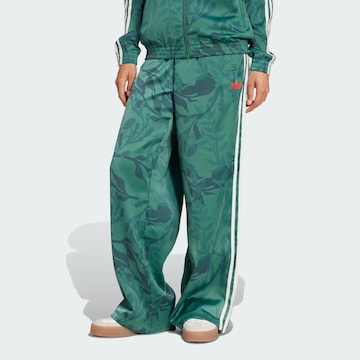 Loosefit Pantalon 'Italien' ADIDAS ORIGINALS en vert : devant