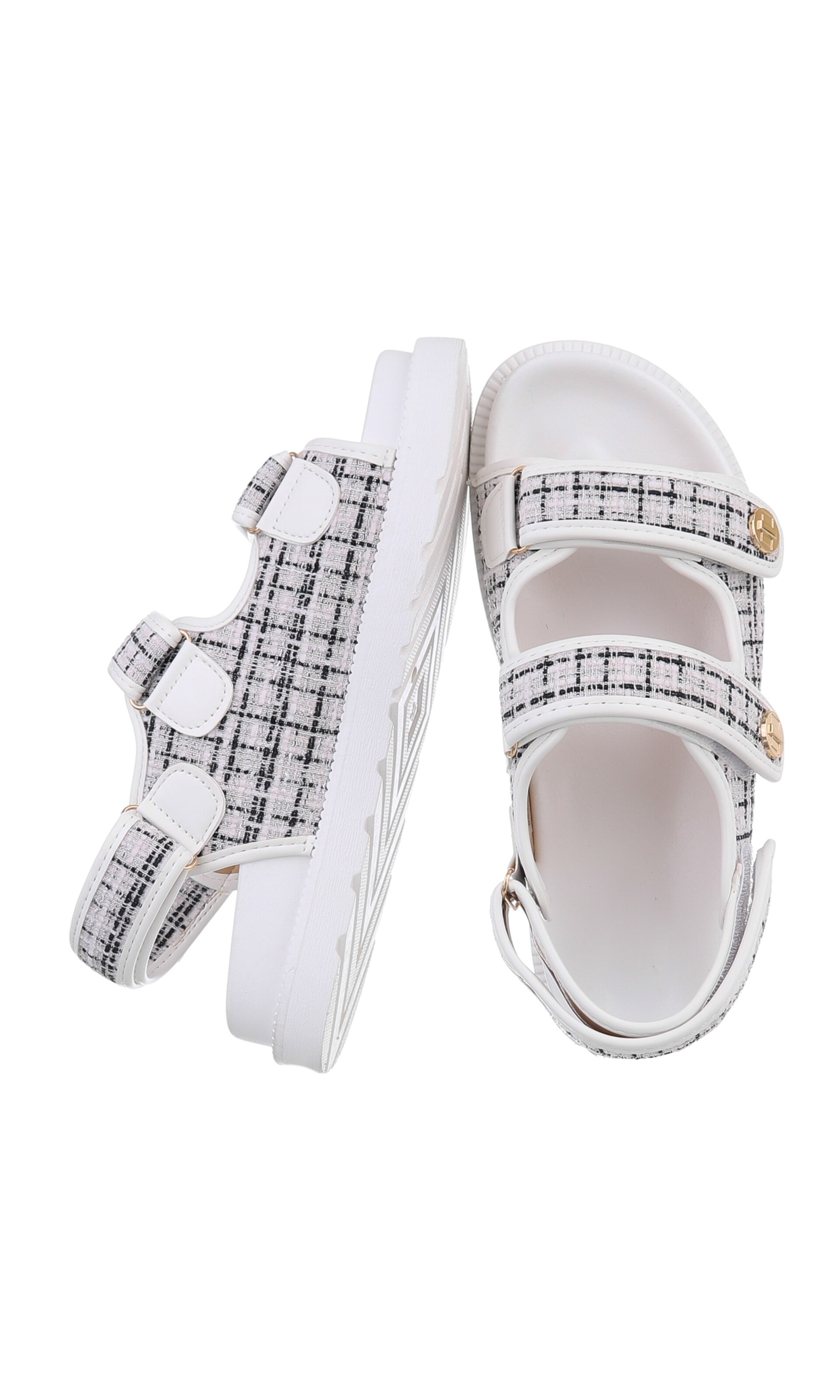 Ital-Design Strap Sandals in White
