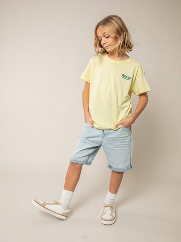 T-Shirt 'Janeiro' Deeluxe en jaune