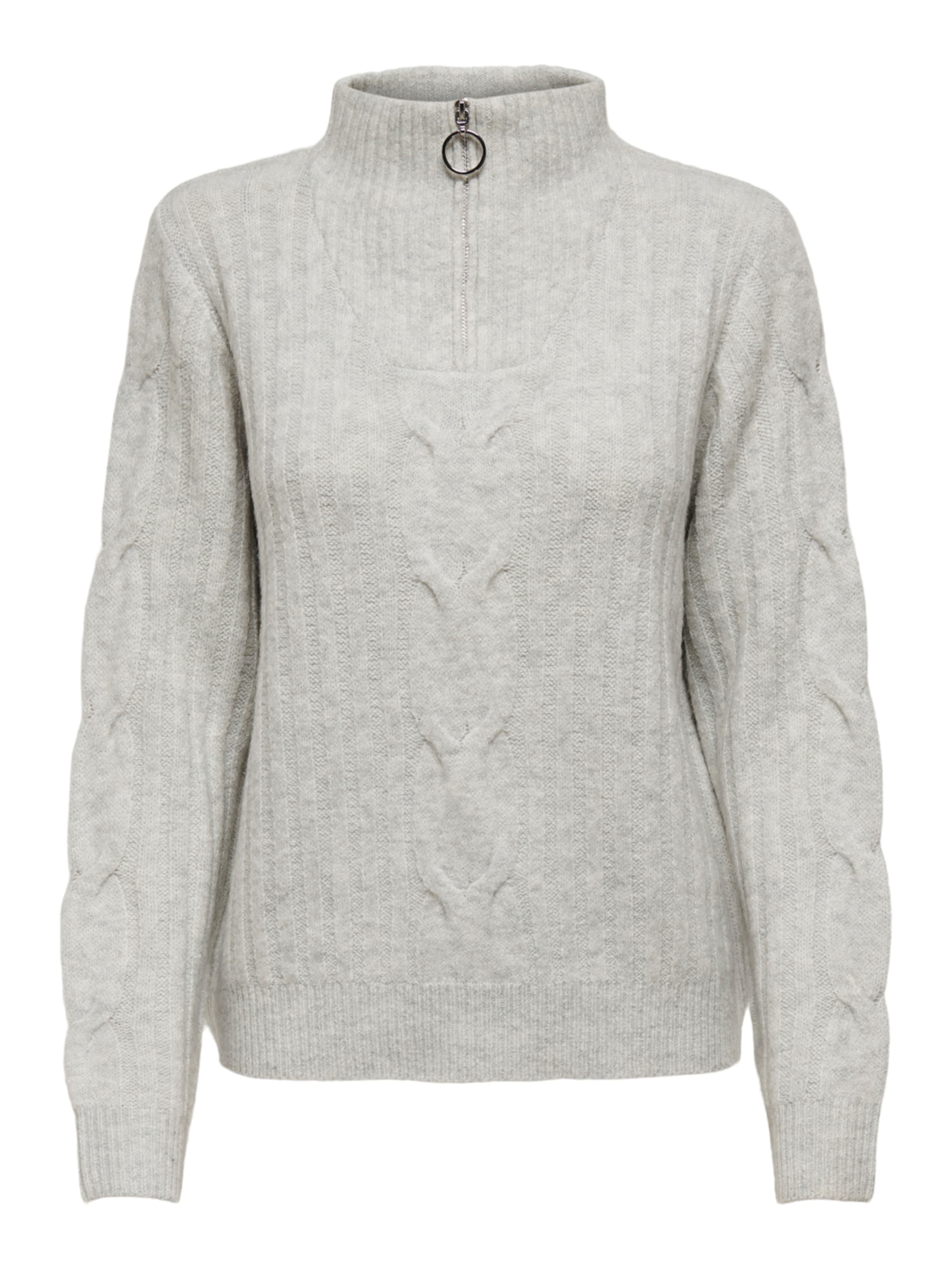 JDY Sweater 'Andrea' in mottled grey, Item view