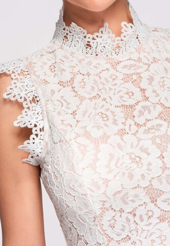 Robe de soirée Ombre en blanc