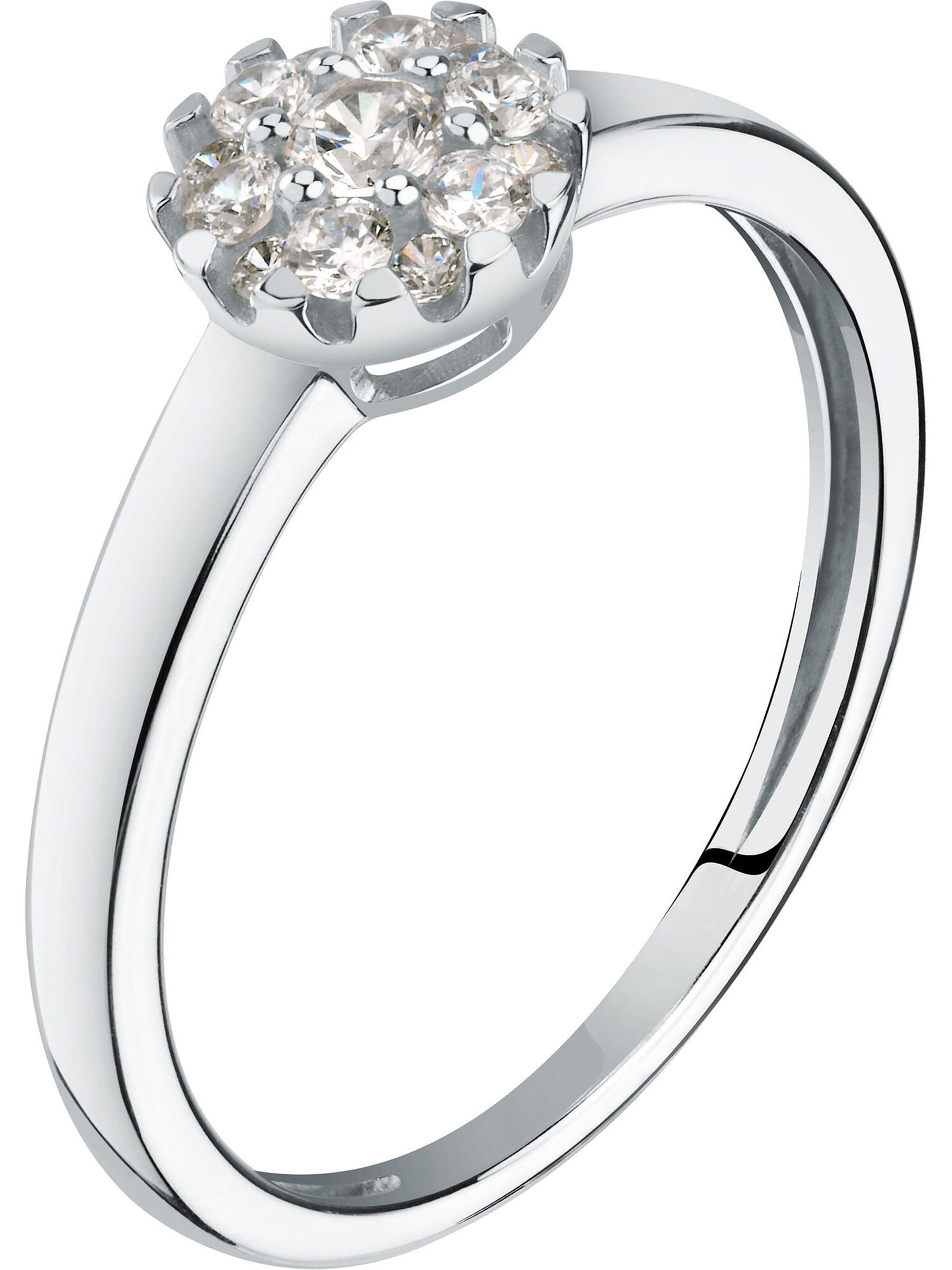 CHRIST Ring in Silber: Vorderseite