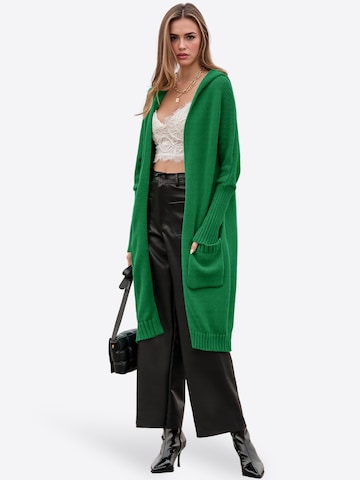 Imily Bela Pletena jopa | zelena barva