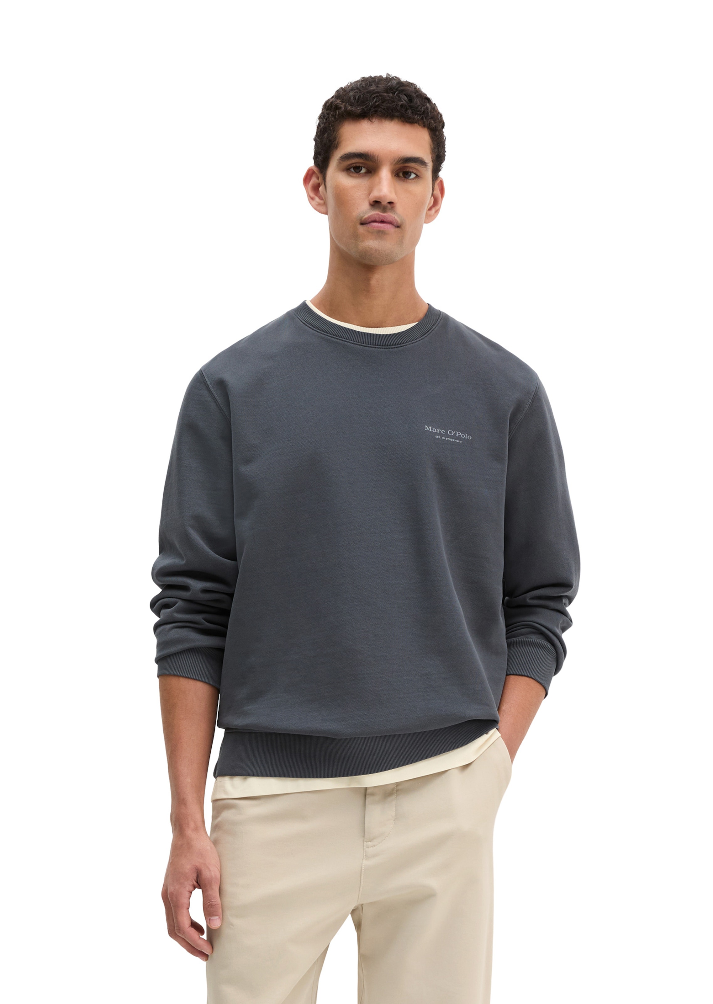 Marc O'Polo Sweatshirt in Grau: Vorderseite