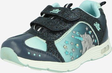 LICO Flats 'Blinkies Unicorn  Blinky' in Blue: front