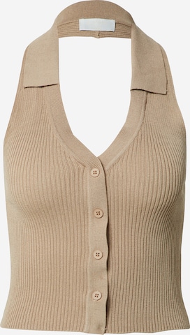 LeGer by Lena Gercke Sticktop 'Merrith' in Beige: predná strana