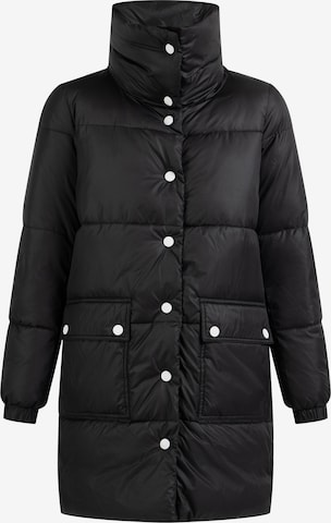 DreiMaster Maritim Winter Coat in Black: front