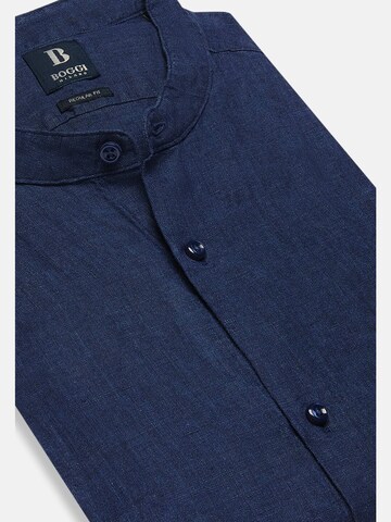 Boggi Milano Regular fit Overhemd in Blauw