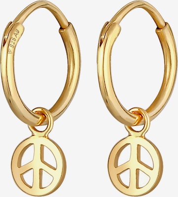 ELLI Earrings in Gold: front