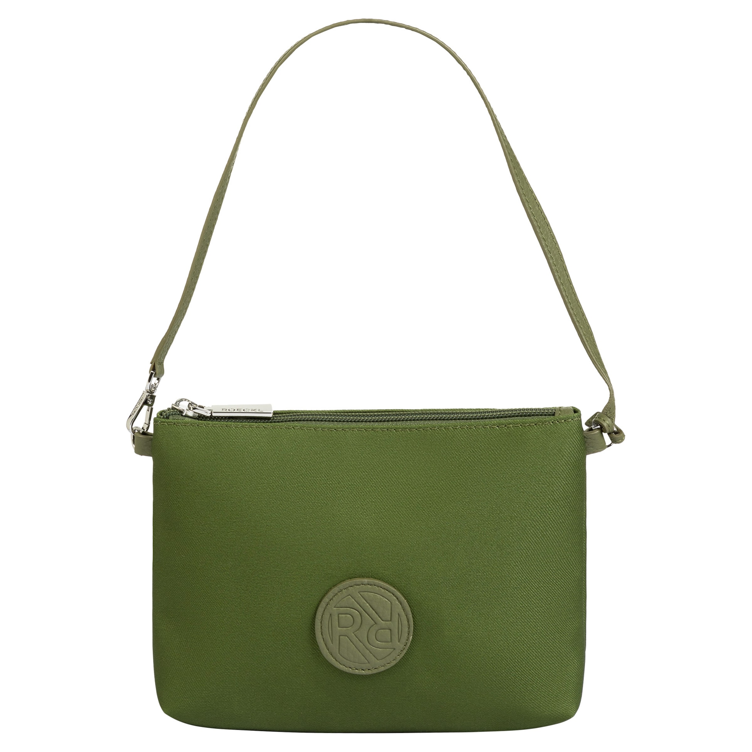 Roeckl Schoudertas 'NIKA SCHULTERTASCHE SMALL' in Groen: voorkant