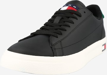 Tommy Jeans - Zapatillas deportivas bajas en negro: frente