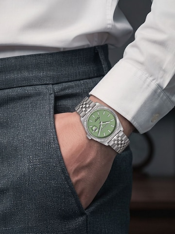 CERRUTI 1881 Zegarek analogowy 'Date watch Chienti' w kolorze srebrny