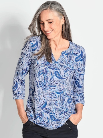 Goldner Blouse in Blauw: voorkant