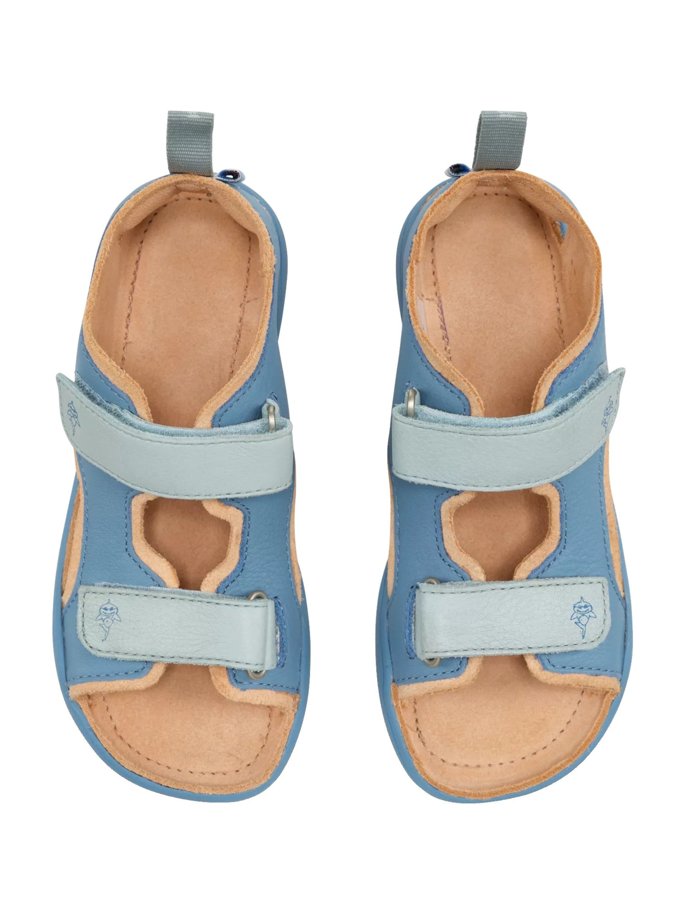 Affenzahn Sandals 'Sandale Leder Airy' in Blue