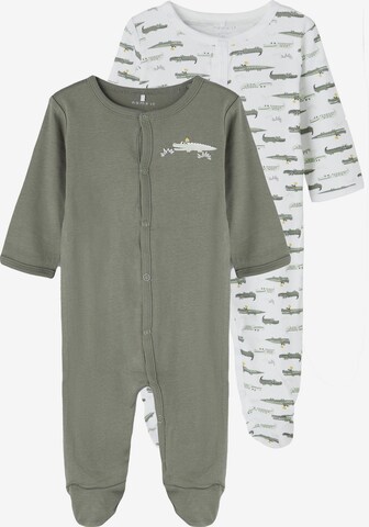 NAME IT Pajamas in Green: front