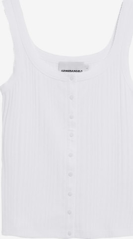 Haut ARMEDANGELS en blanc : devant