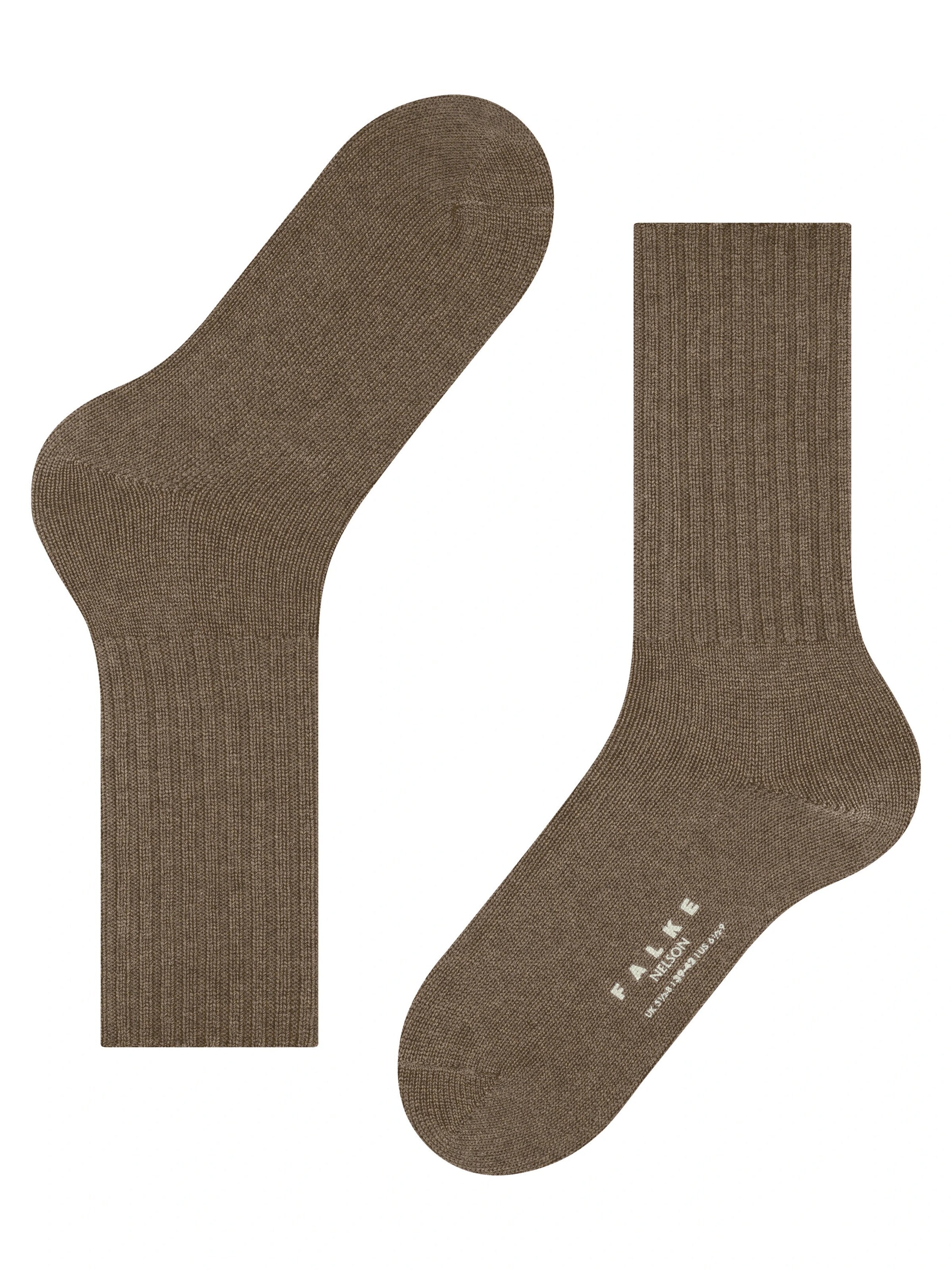 FALKE Socks 'Nelson' in Brown
