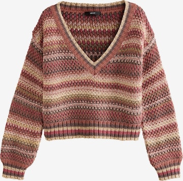 Next Trui in Bruin: voorkant