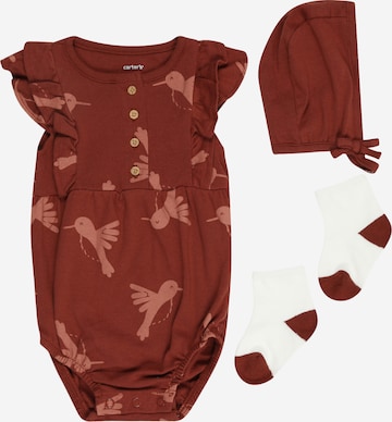 Carter's Set in Brown: front