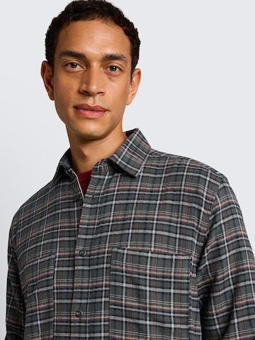 TOM TAILOR Regular Fit Hemd in Grau