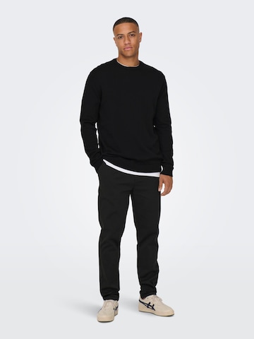 Regular fit Pullover 'Alex' di Only & Sons in nero