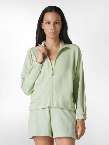 Veste de survêtement DEHA en vert : devant