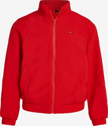 TOMMY HILFIGER Übergangsjacke 'ESSENTIAL' in Rot: predná strana