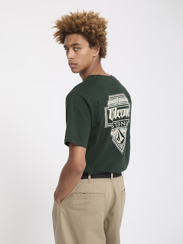T-Shirt 'LINEAR BSC' Volcom en vert