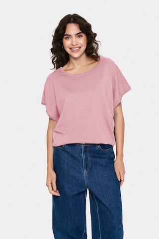 SAINT TROPEZ Pullover 'Mila' in Pink: Vorderseite