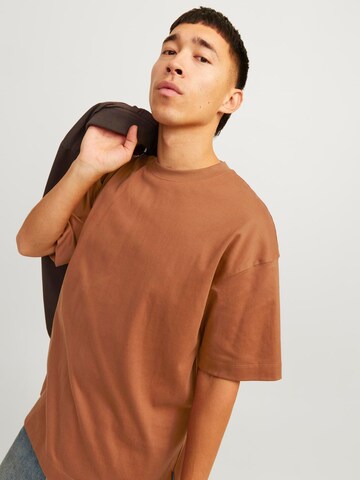 brūns JACK & JONES T-Krekls 'Urban Edge'