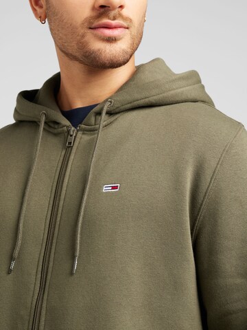 Tommy Jeans Sweat jacket in Green