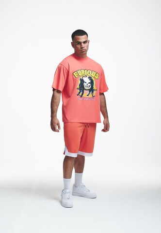 T-Shirt 'Furios' 2Y Studios en rouge